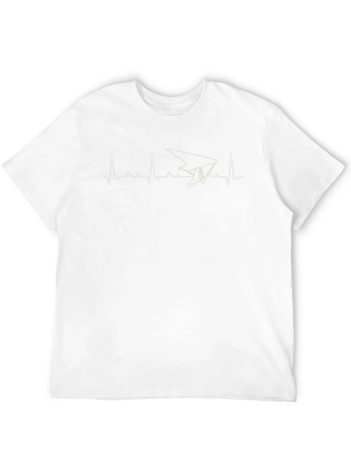 Hang Gliding Heartbeat Graphic T-Shirt product image 11