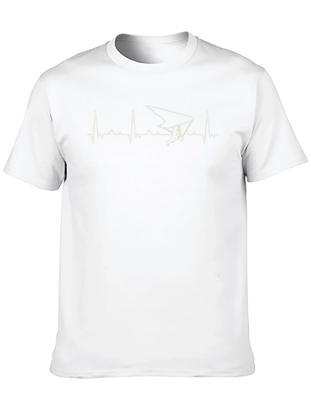 Hang Gliding Heartbeat Graphic T-Shirt product image 9