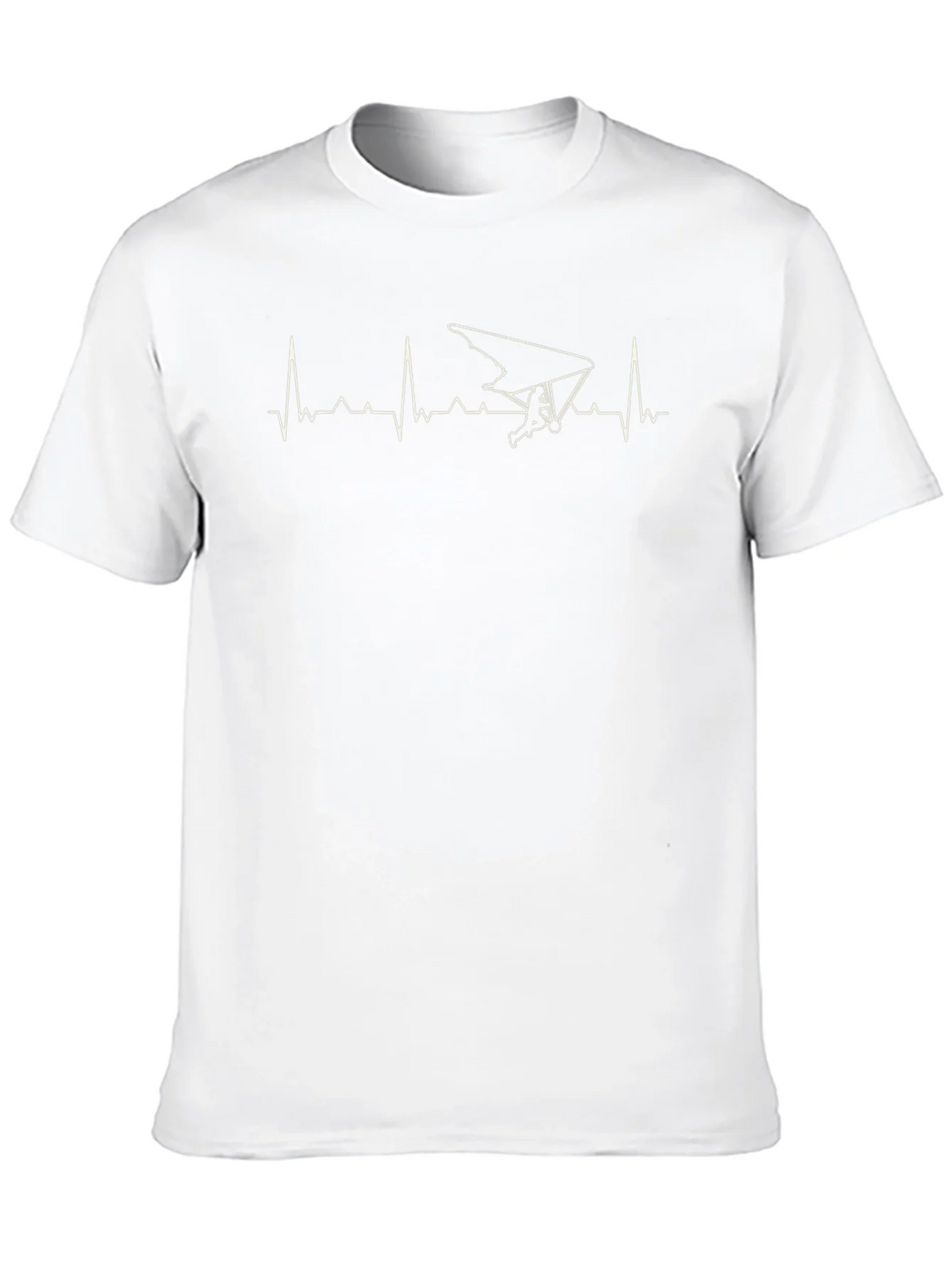 Hang Gliding Heartbeat Graphic T-Shirt product image 9