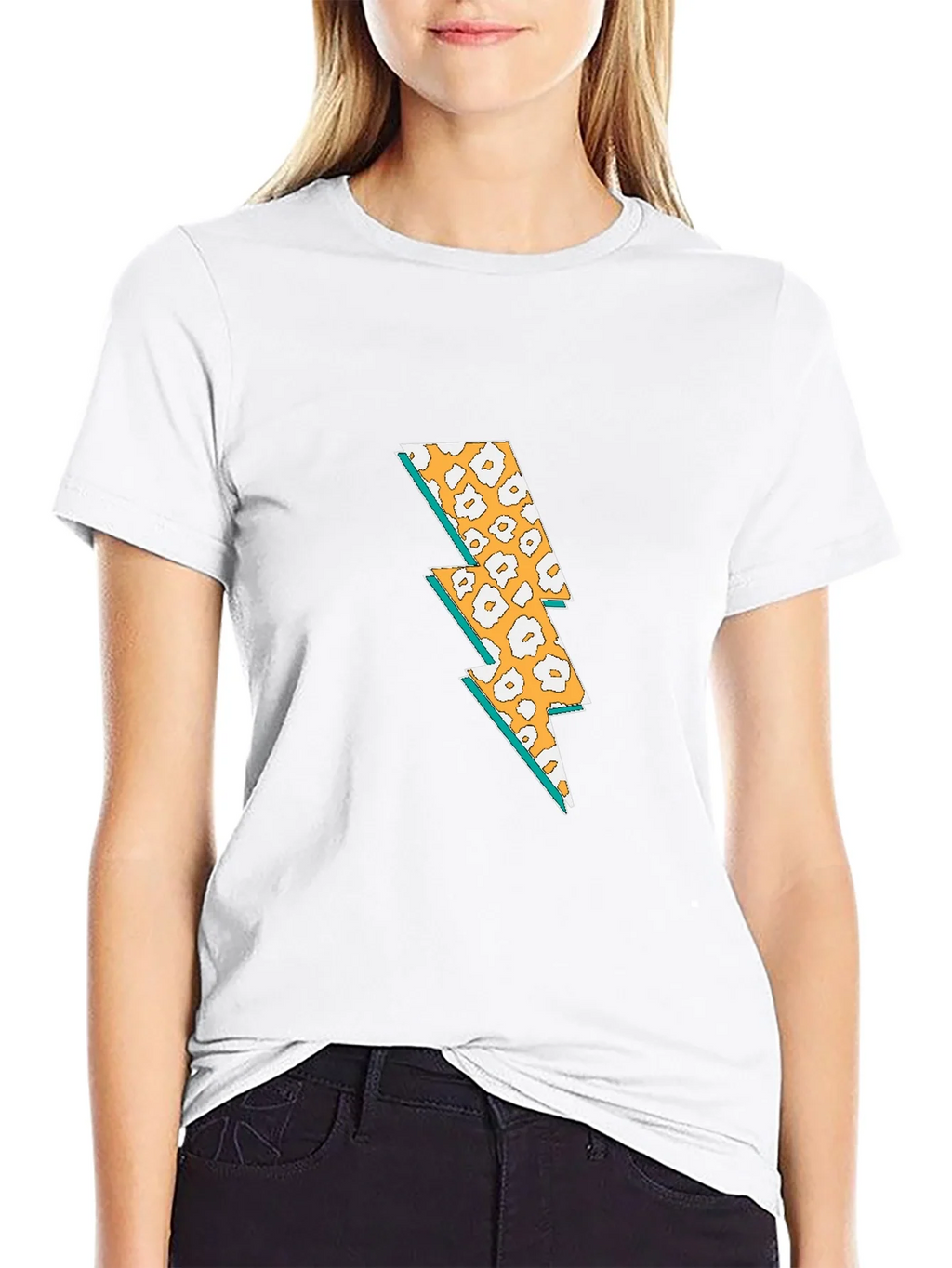 Leopard Lightning Bolt Graphic Tee product image 5