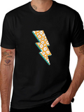Leopard Lightning Bolt Graphic Tee product image 1