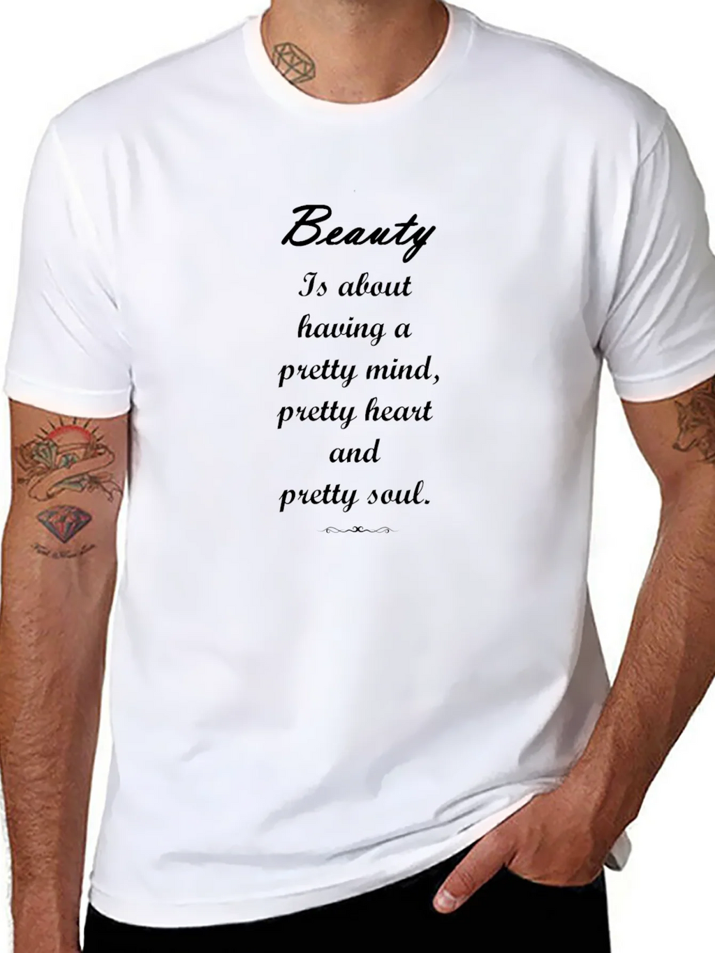 Beauty Quote T-Shirt product image 7