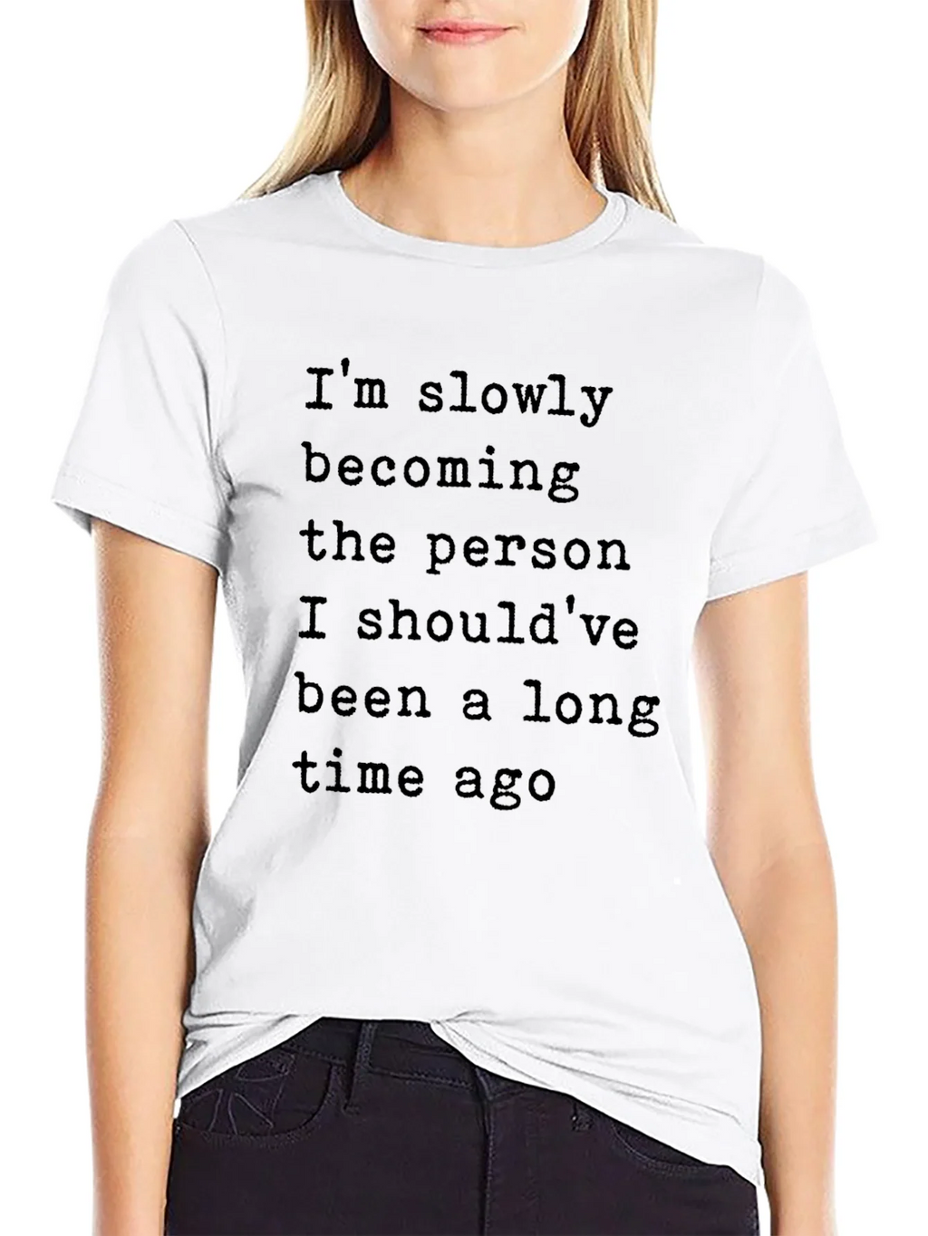 Inspirational Graphic T-Shirt - Slowly Becoming product image 8