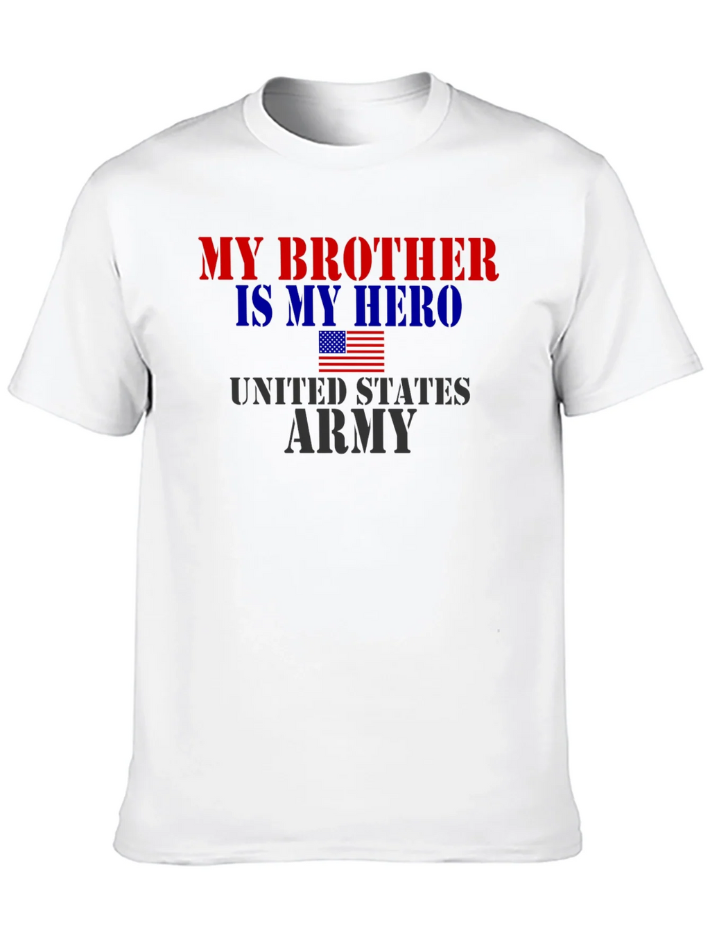 My Brother Is My Hero US Army T-Shirt product image 9