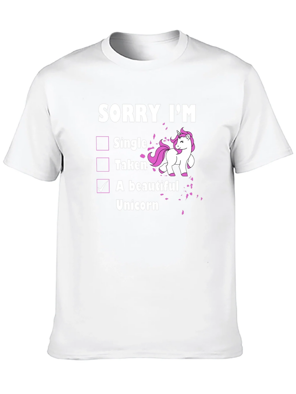 Funny Unicorn T-Shirt: Sorry Im A Beautiful product image 9