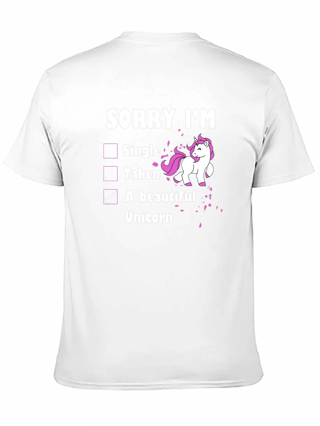Funny Unicorn T-Shirt: Sorry Im A Beautiful product image 10