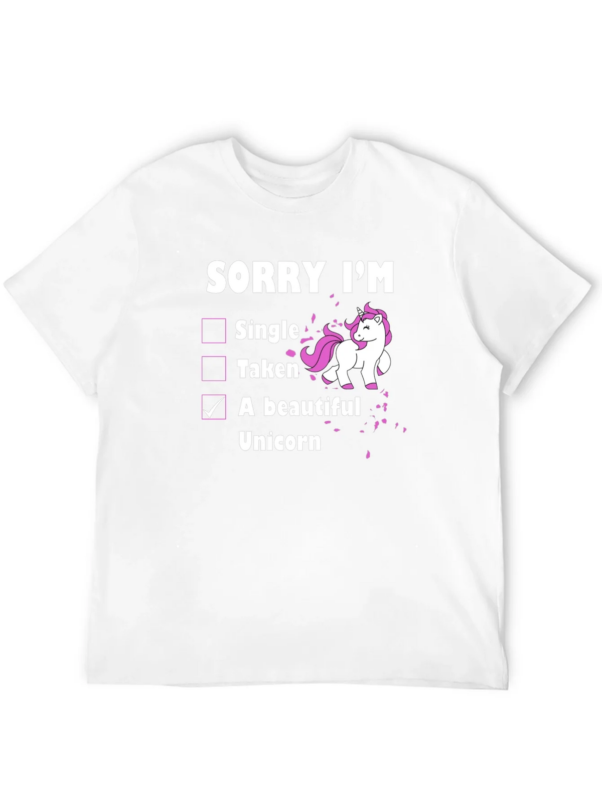 Funny Unicorn T-Shirt: Sorry Im A Beautiful product image 11