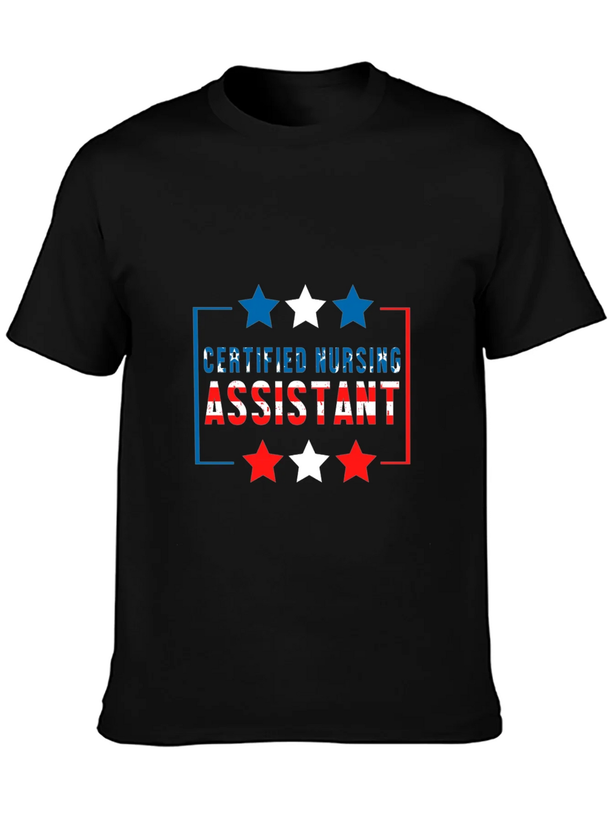 Certified Nursing Assistant Patriotic T-Shirt product image 1