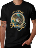 Fishing Graphic Tee - Id Rather Be product image 1