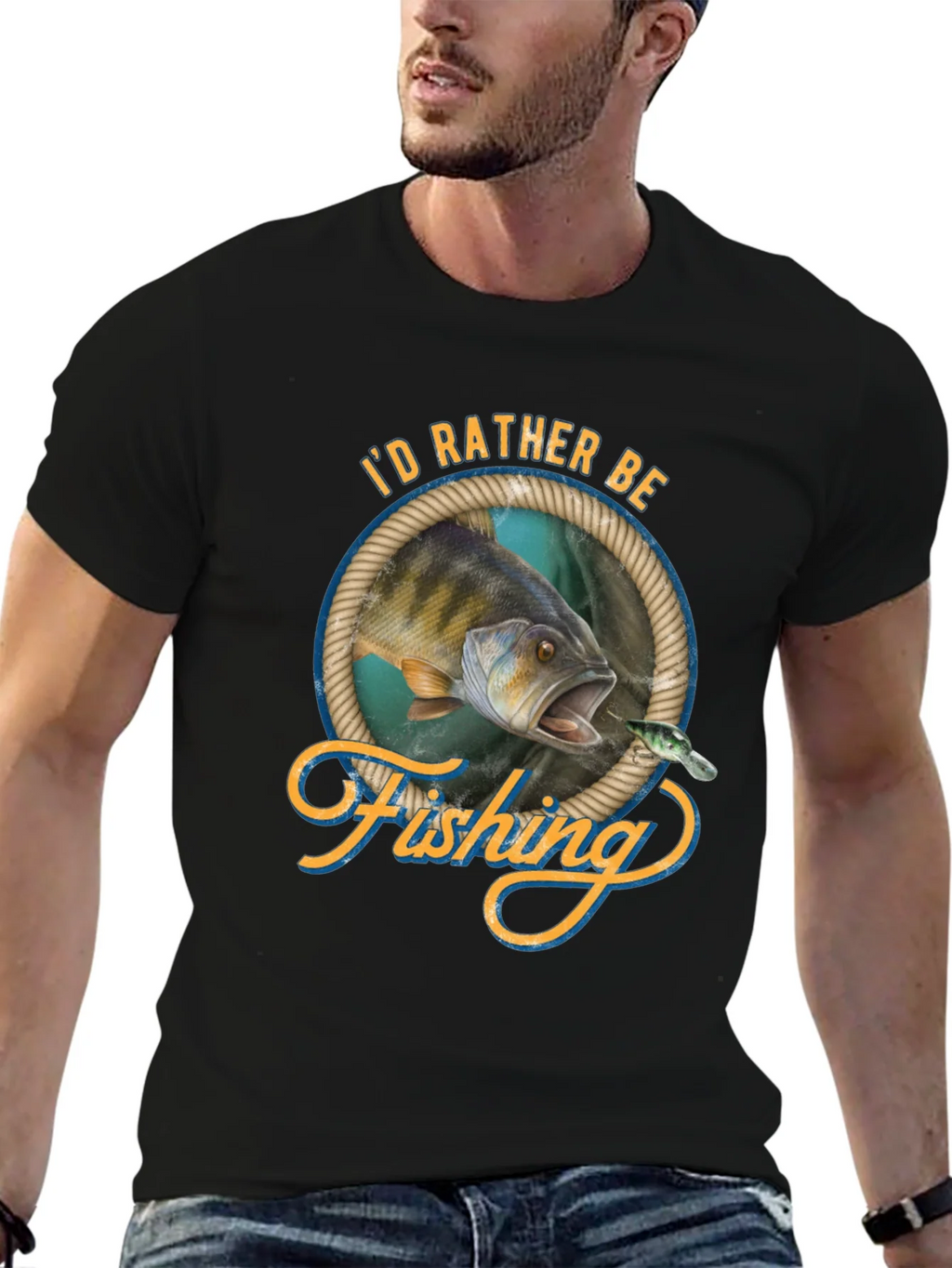 Fishing Graphic Tee - Id Rather Be product image 6