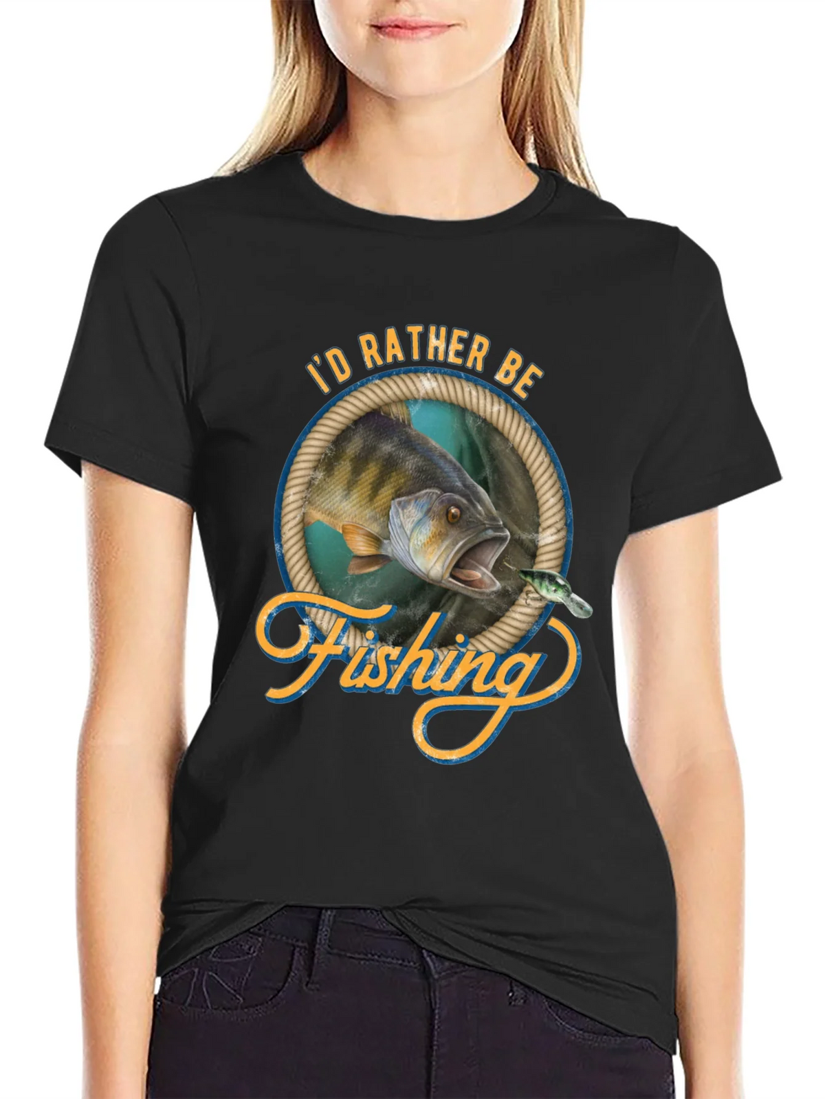 Fishing Graphic Tee - Id Rather Be product image 2