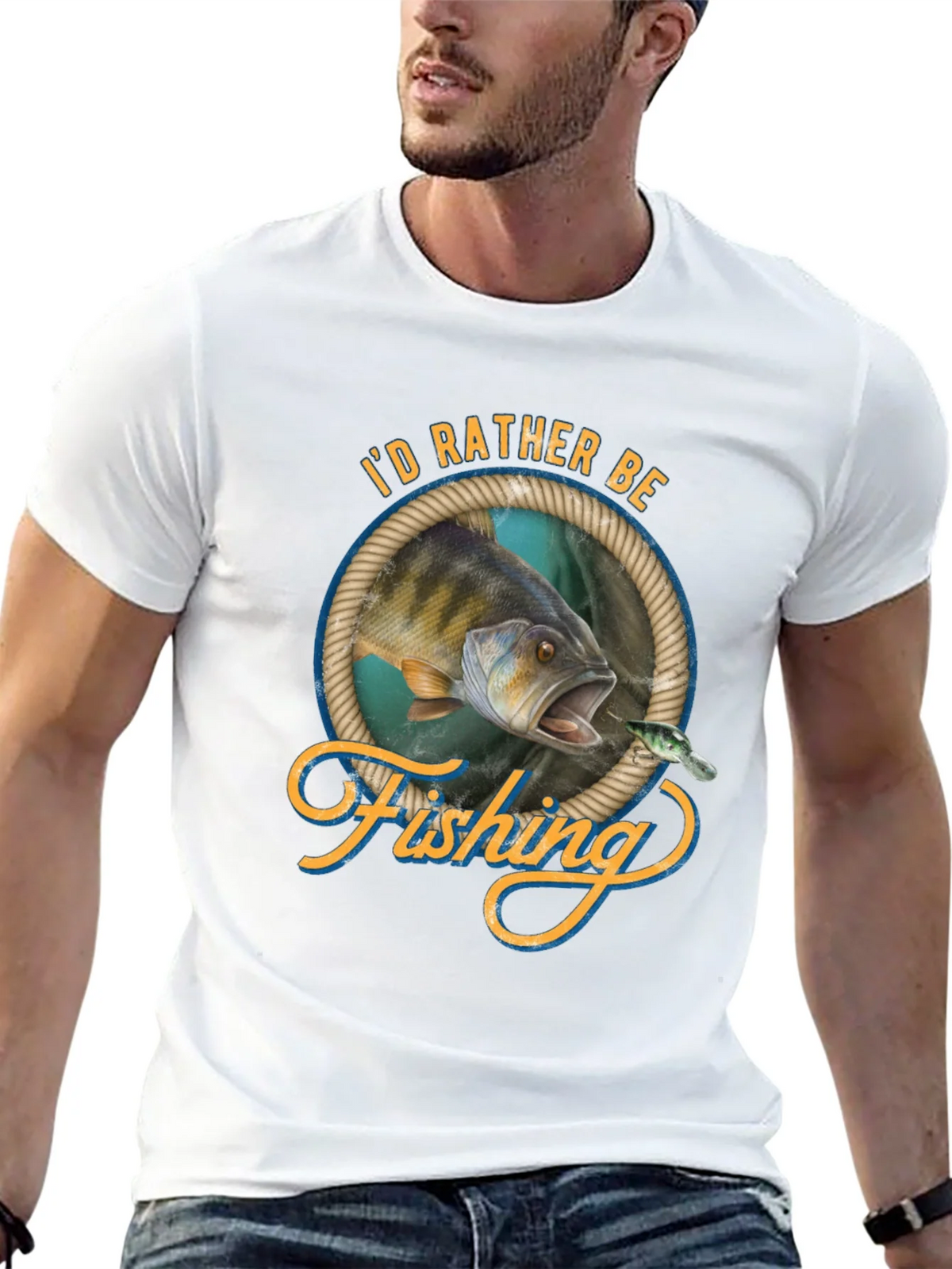 Fishing Graphic Tee - Id Rather Be product image 12
