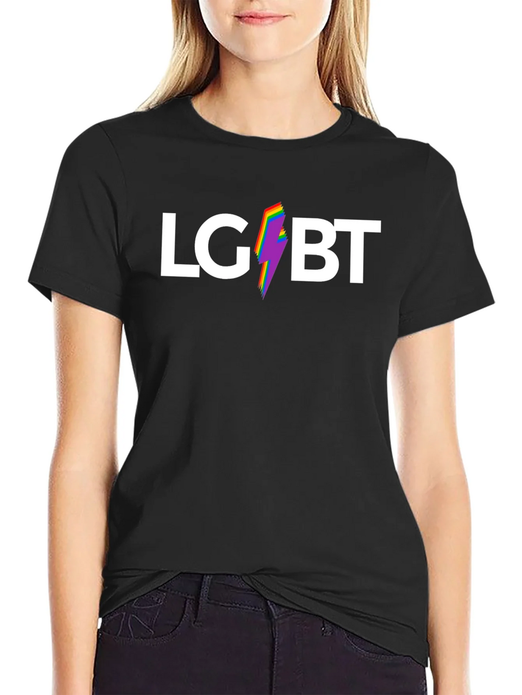 LGBT Rainbow Bolt Tee - Pride Fashion product image 1