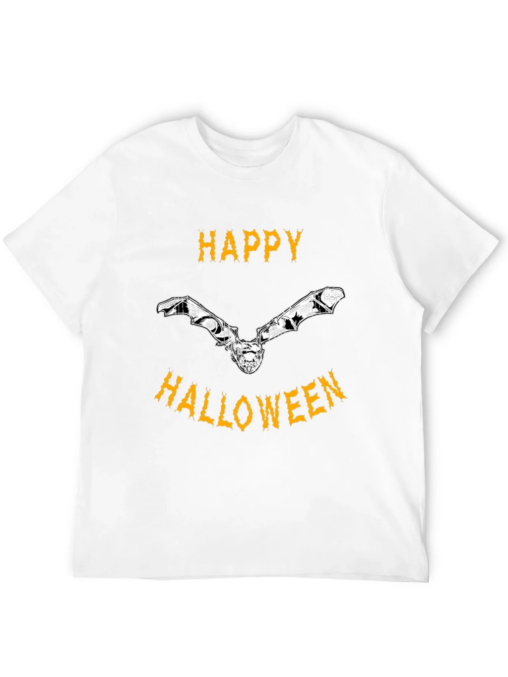 Happy Halloween Bat Graphic Tee product image 7
