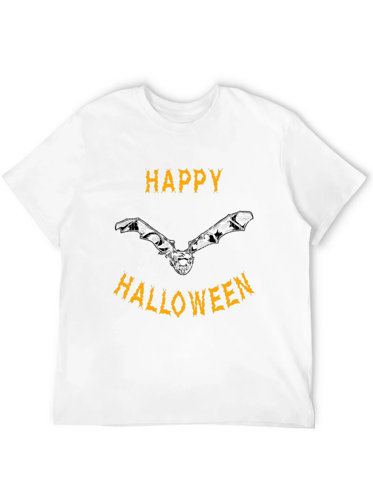 Happy Halloween Bat Graphic Tee product image 7