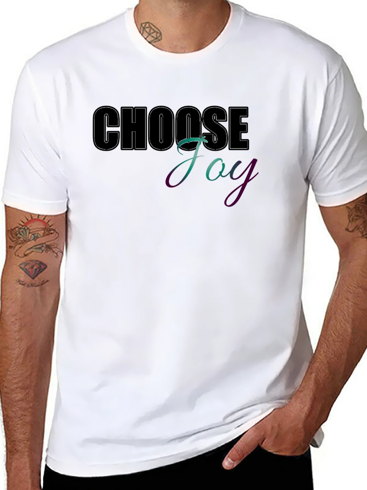 Choose Joy Graphic Tee - Positive Vibes product image 7