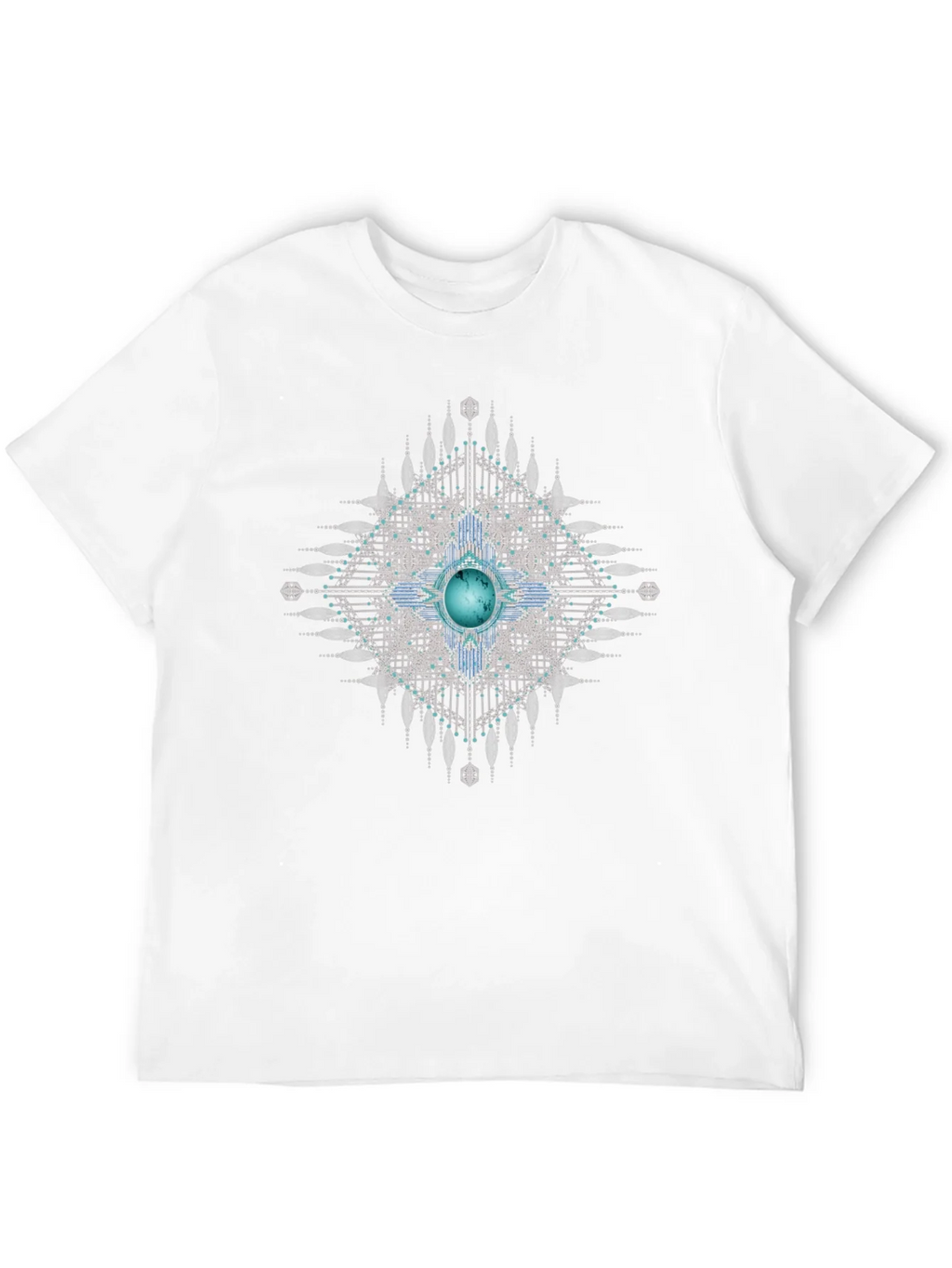 Geometric Gem Black T-Shirt product image 11