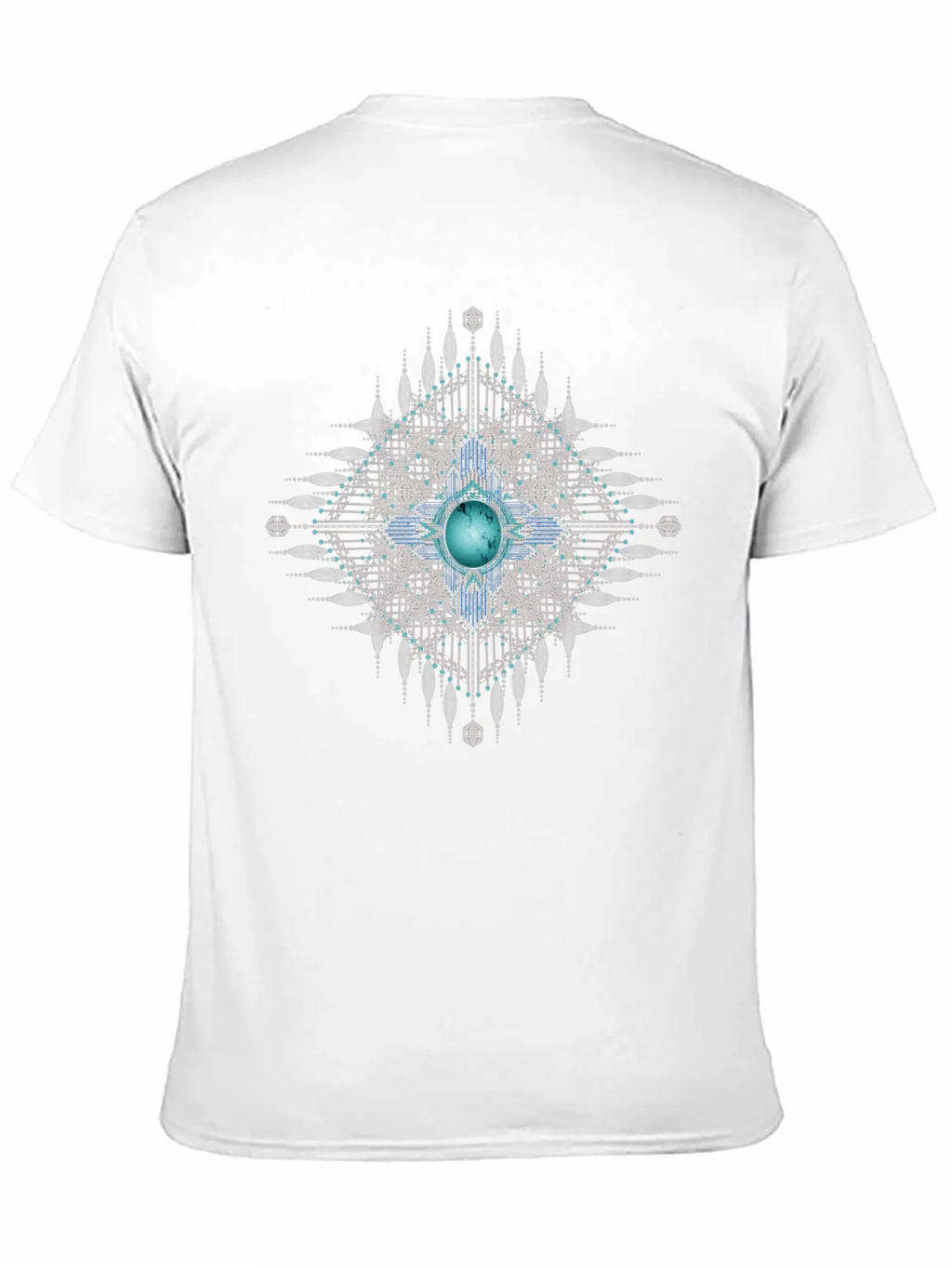 Geometric Gem Black T-Shirt product image 10