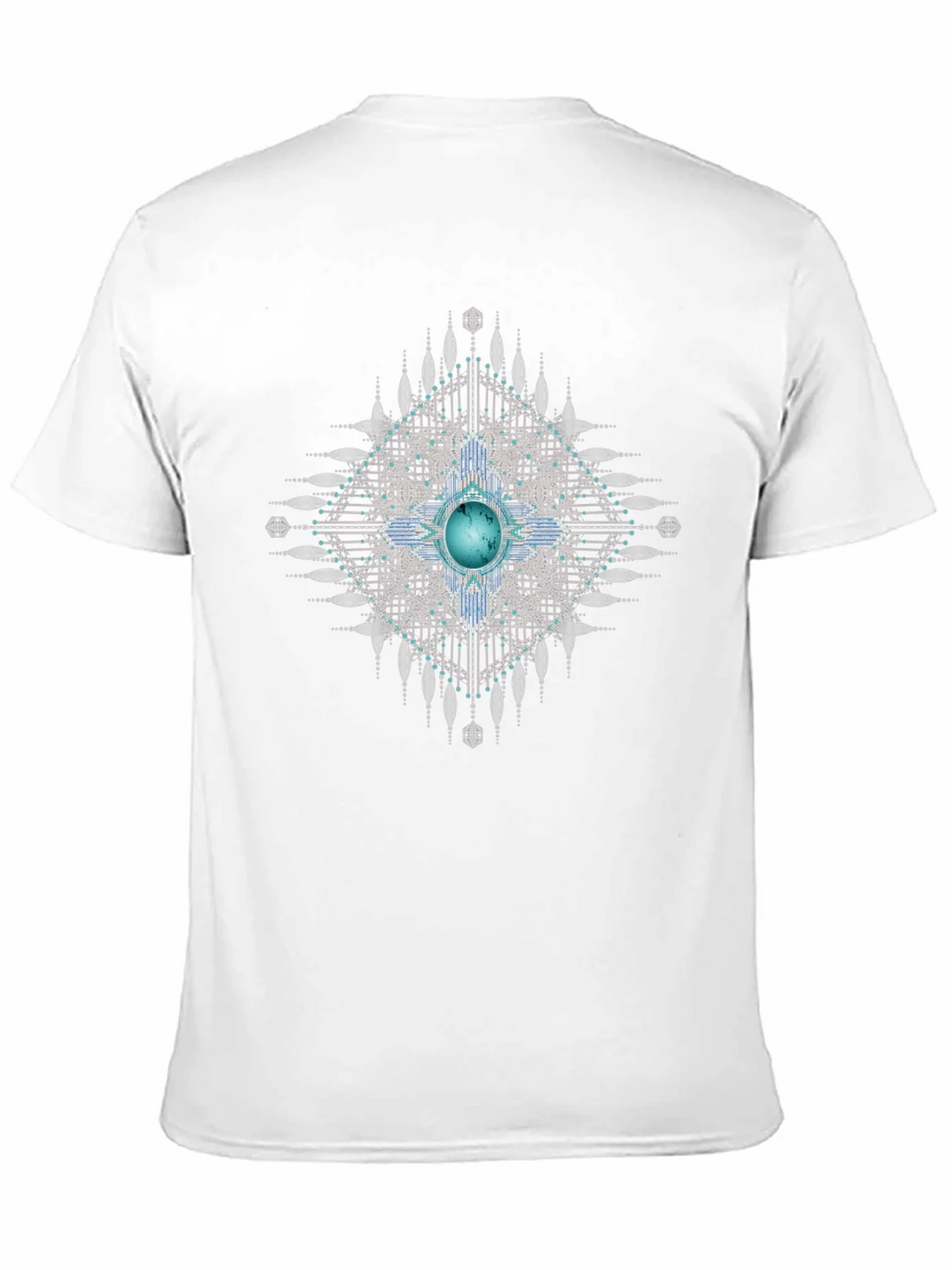 Geometric Gem Black T-Shirt product image 10