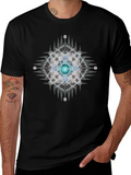 Geometric Gem Black T-Shirt product image 1