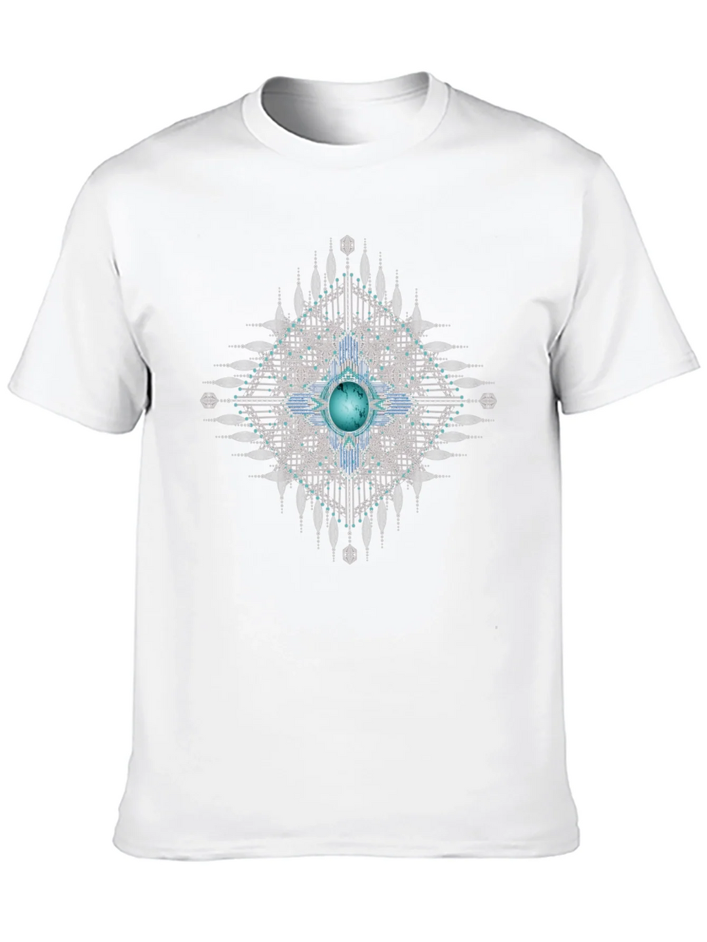 Geometric Gem Black T-Shirt product image 9