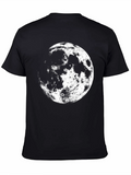 Moon Graphic Black T-Shirt product image 1