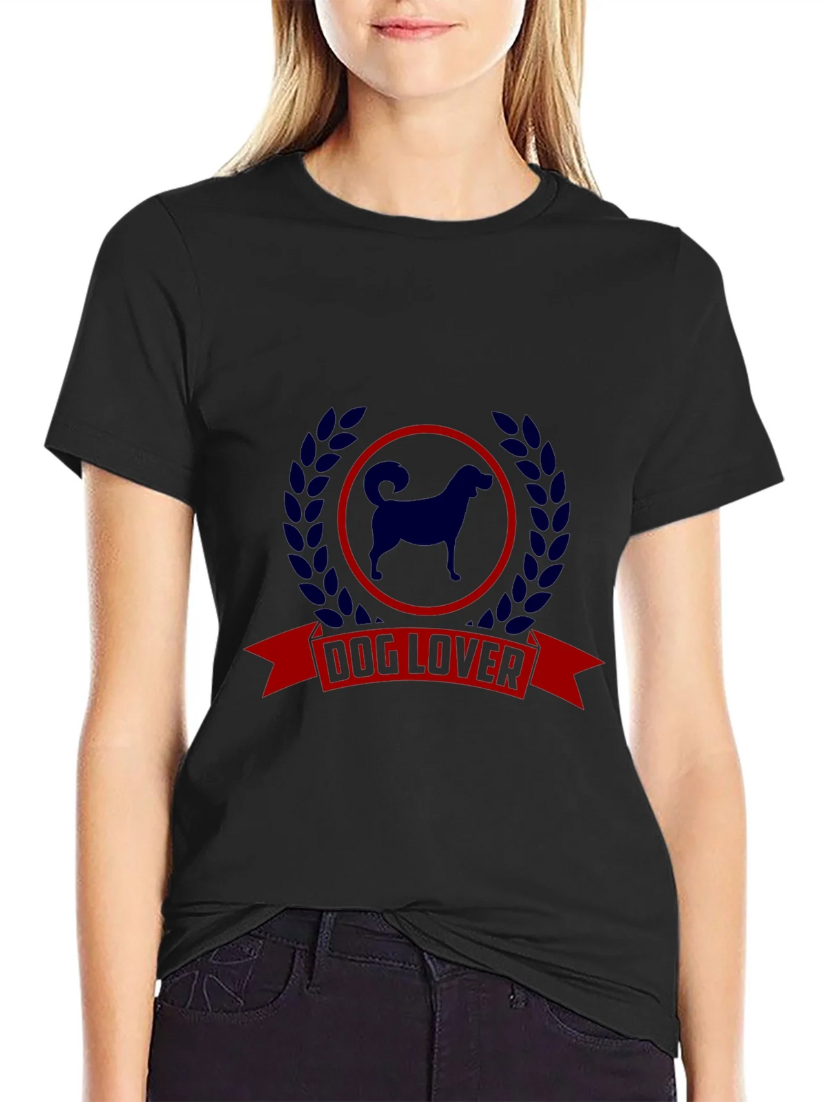 Dog Lover Tee - Stylish & Comfortable Black T-Shirt product image 2