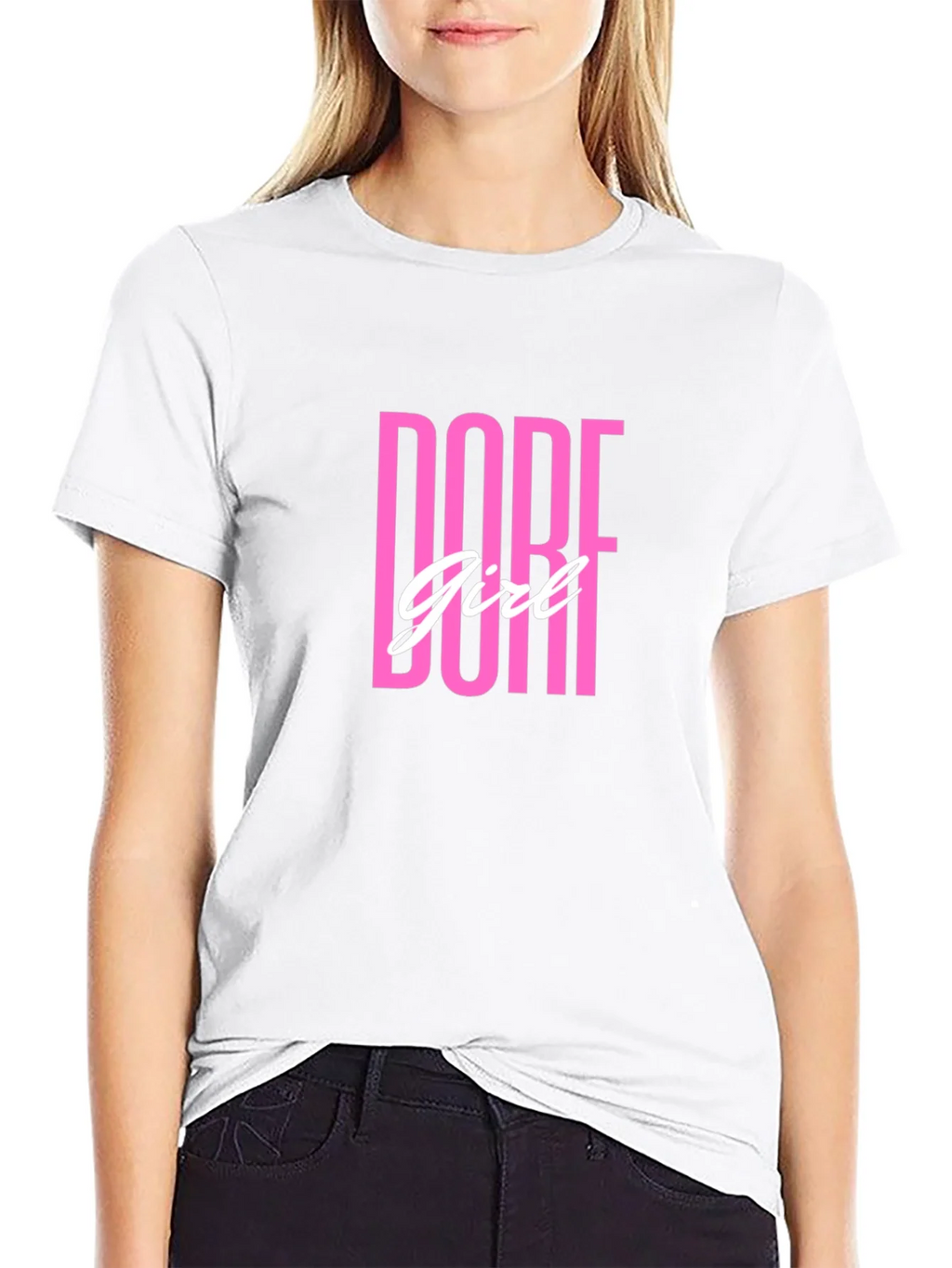 Dope Girl T-Shirt - Black Cotton Tee product image 3