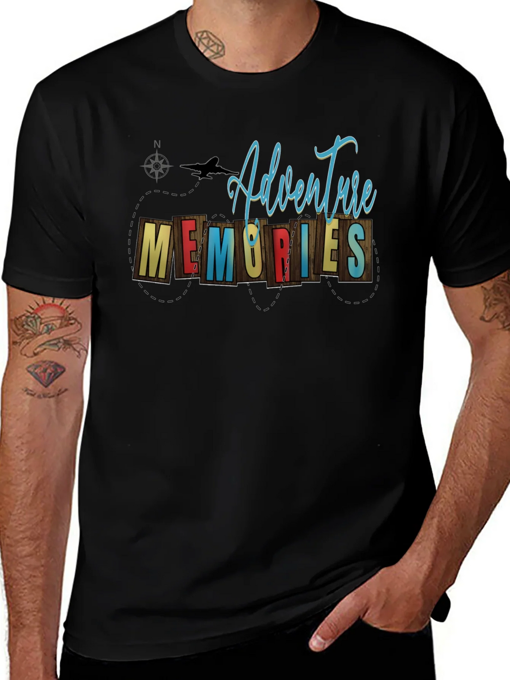 Adventure Memories Black T-Shirt product image 1