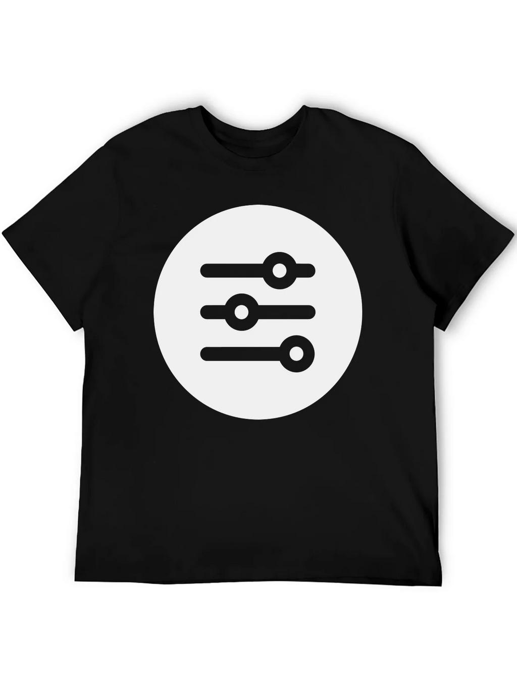 Graphic Tee: Equalizer Design Black T-Shirt product image 5