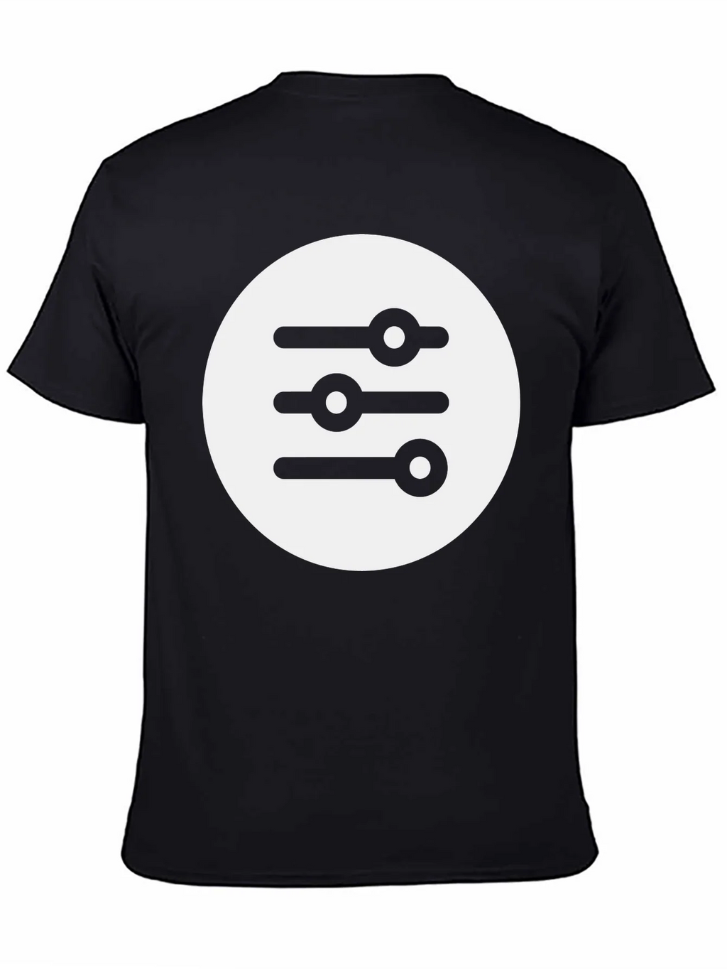 Graphic Tee: Equalizer Design Black T-Shirt product image 4