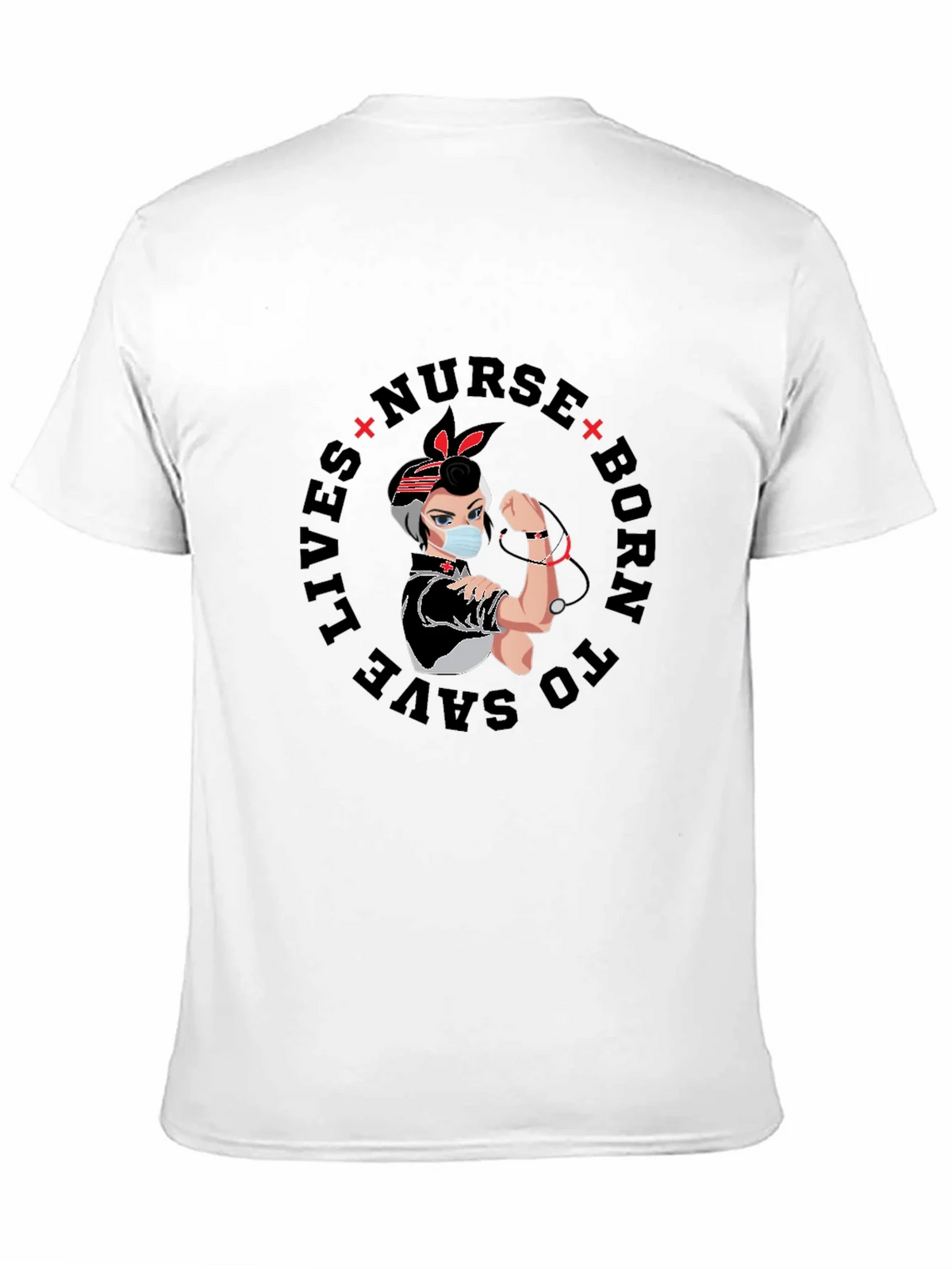 Nurse Born to Save Lives Graphic T-Shirt product image 10
