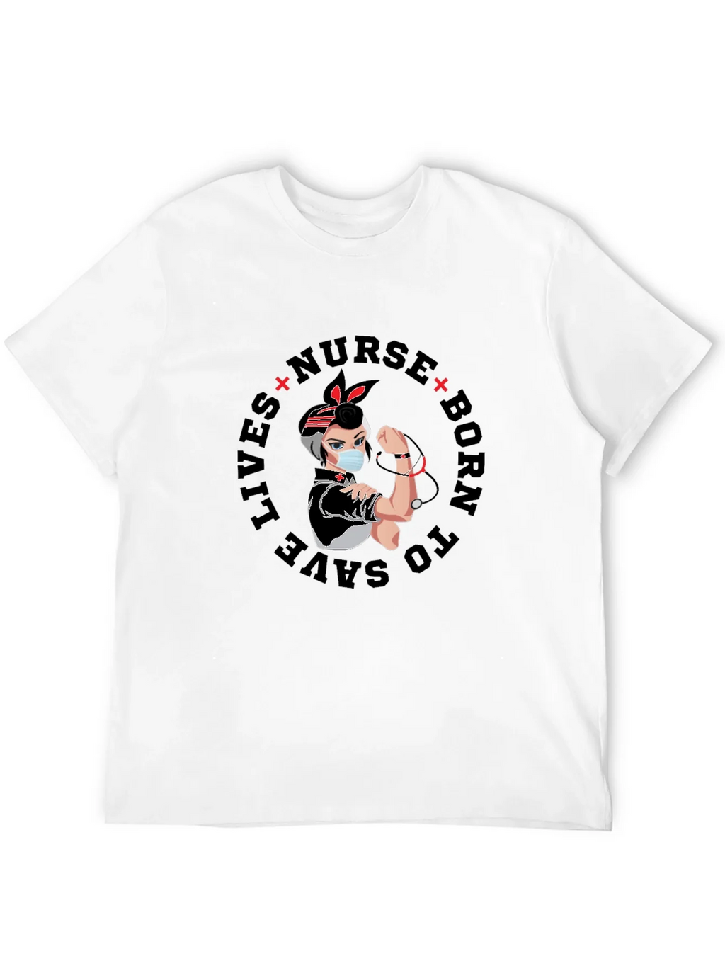 Nurse Born to Save Lives Graphic T-Shirt product image 11