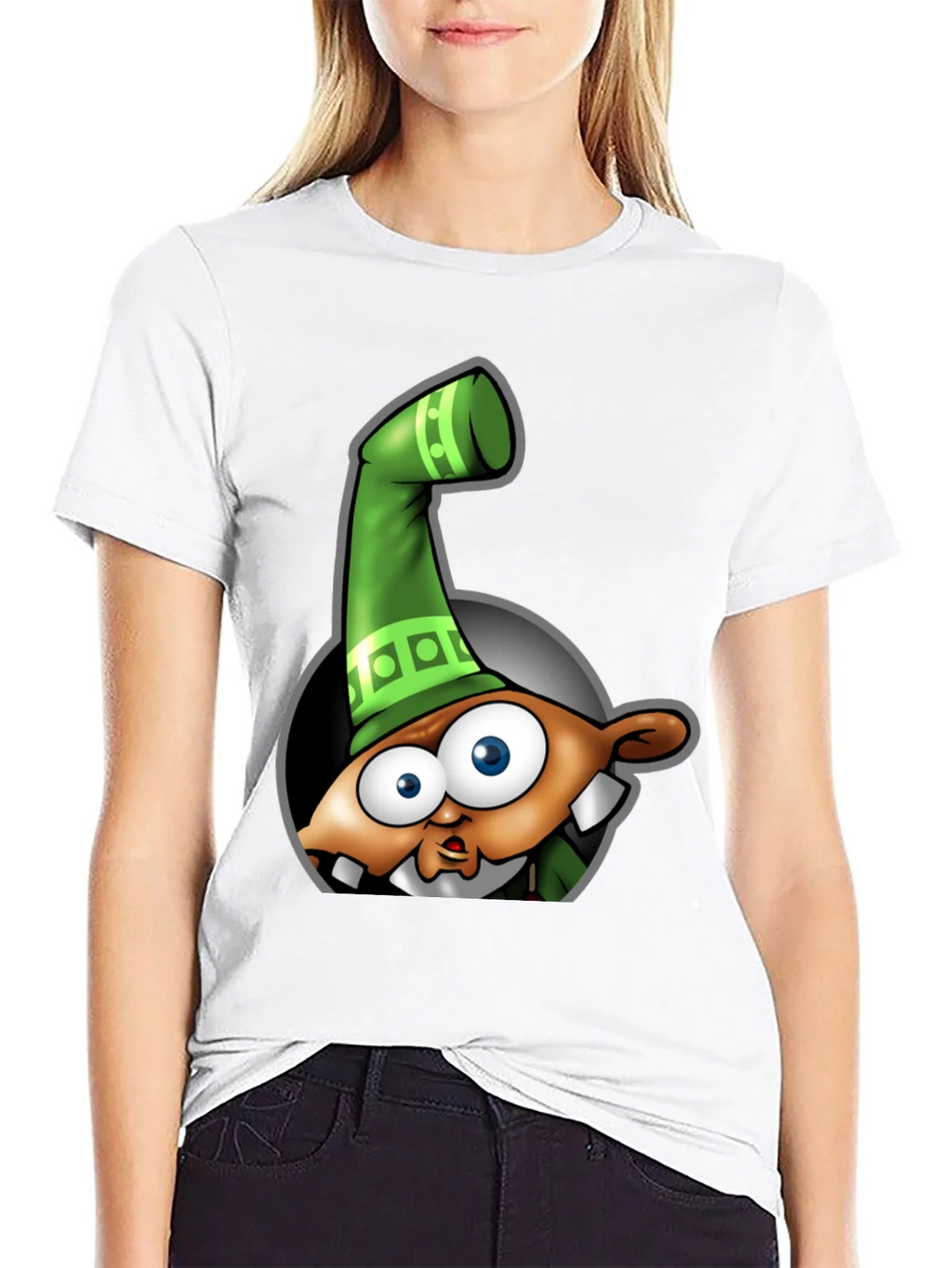 Cartoon Elf Graphic T-Shirt product image 8