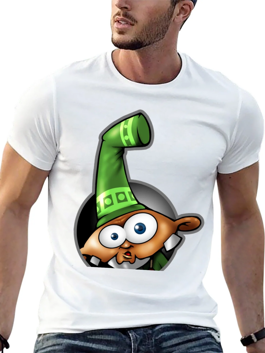 Cartoon Elf Graphic T-Shirt product image 12