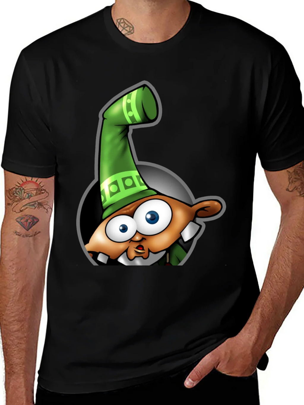 Cartoon Elf Graphic T-Shirt product image 1