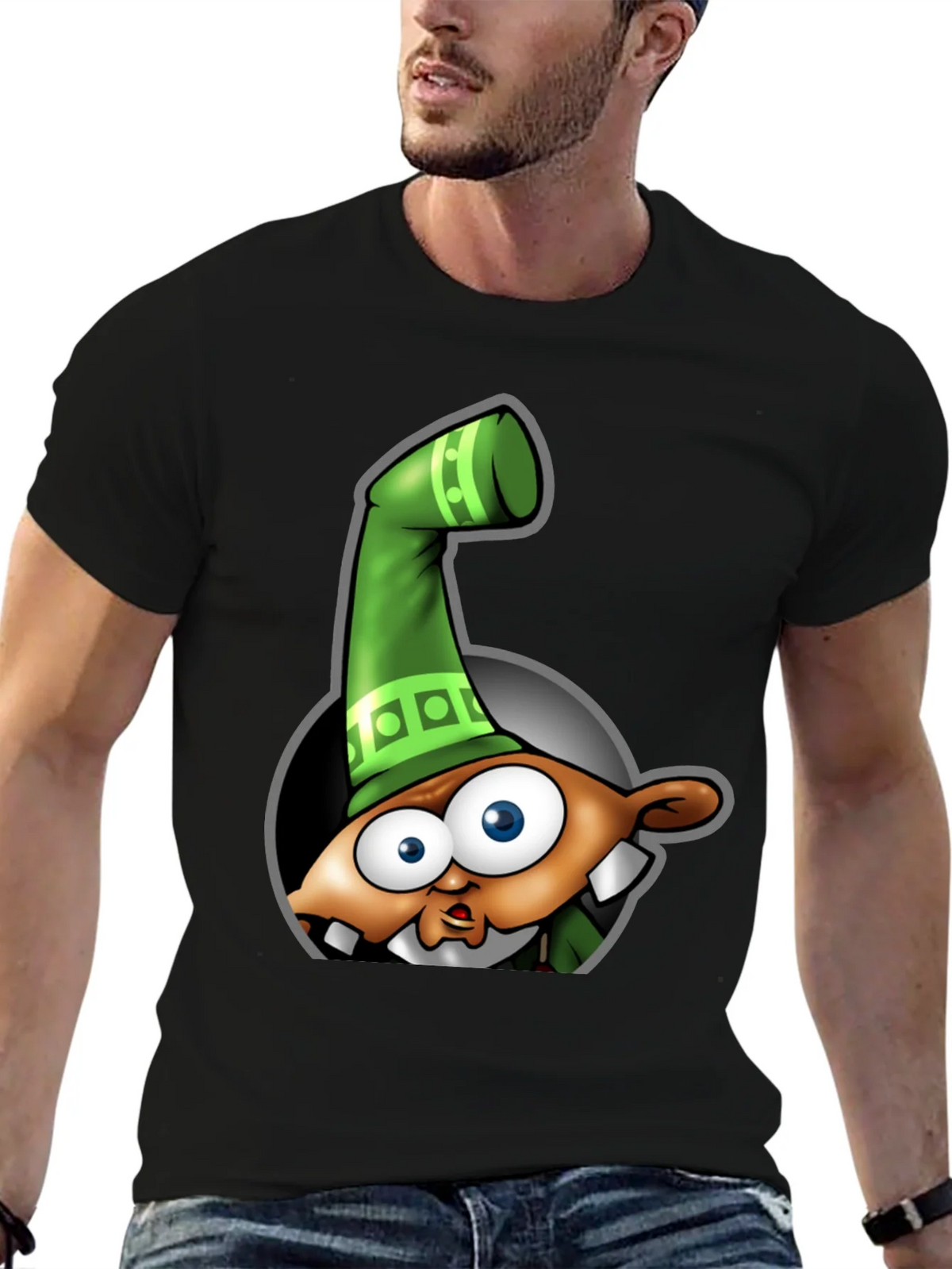 Cartoon Elf Graphic T-Shirt product image 6