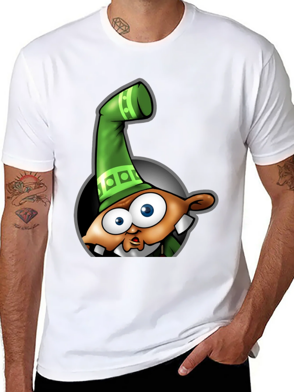 Cartoon Elf Graphic T-Shirt product image 7