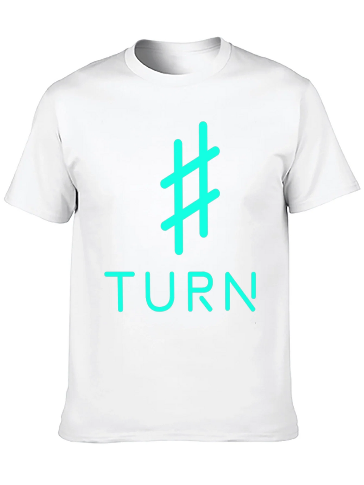 Hashtag Turn Graphic Tee - Black Cotton product image 9