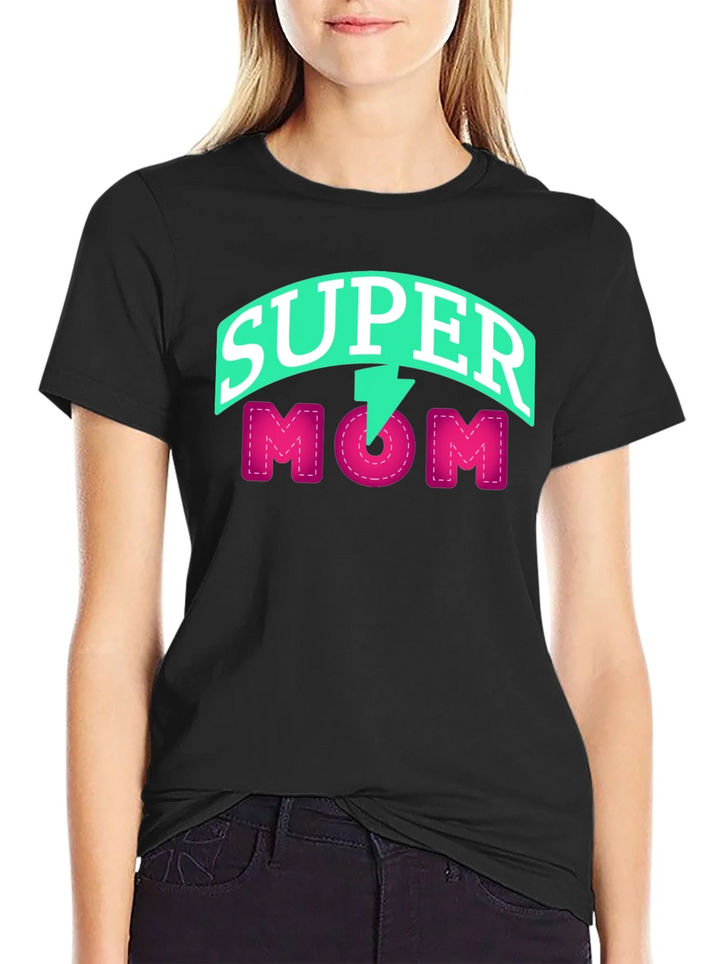 Super Mom Graphic T-Shirt product image 2