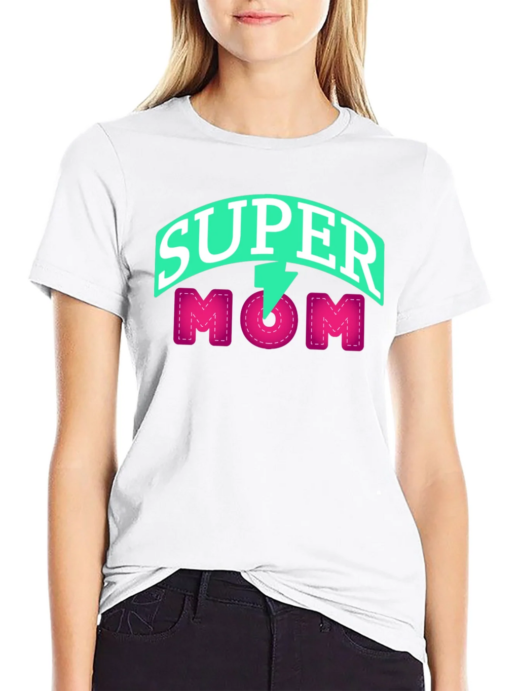 Super Mom Graphic T-Shirt product image 7