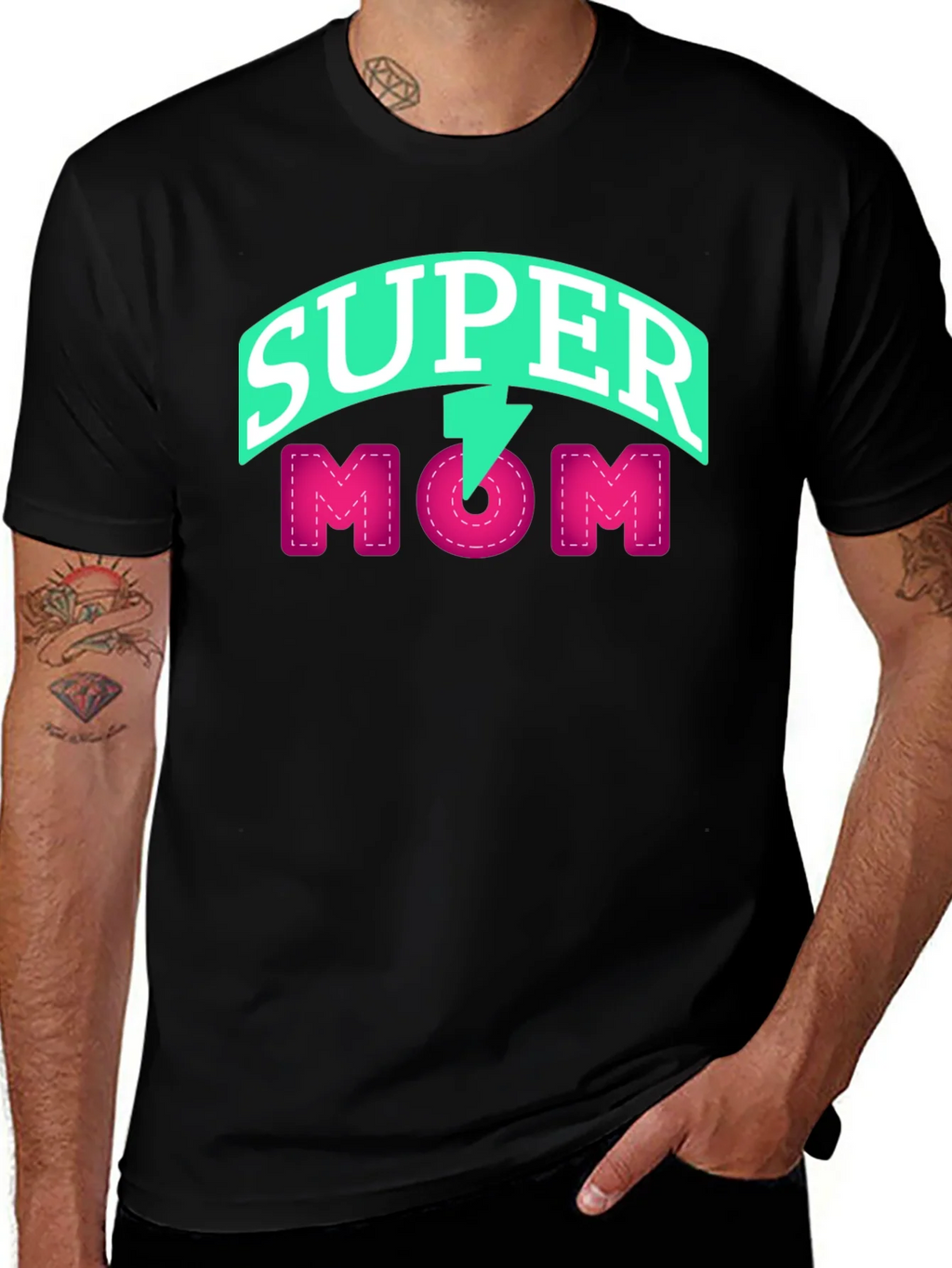 Super Mom Graphic T-Shirt product image 1