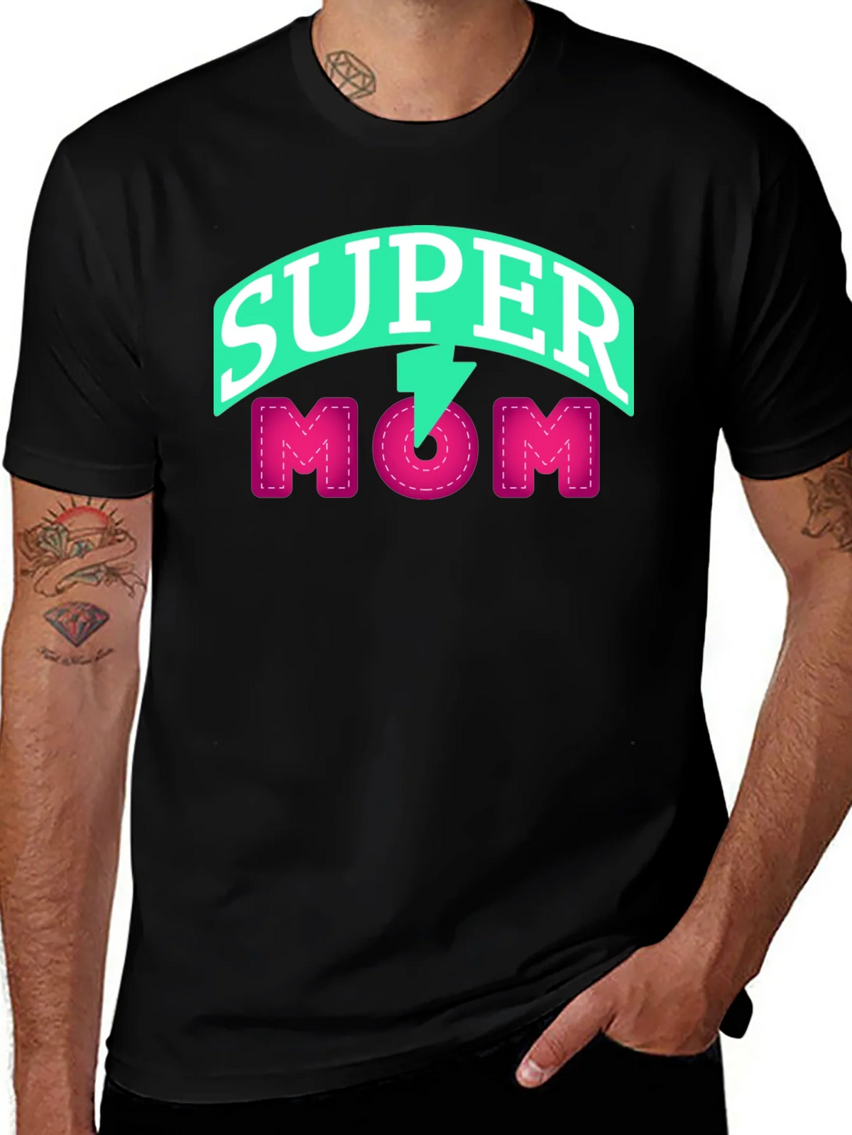 Super Mom Graphic T-Shirt product image 1