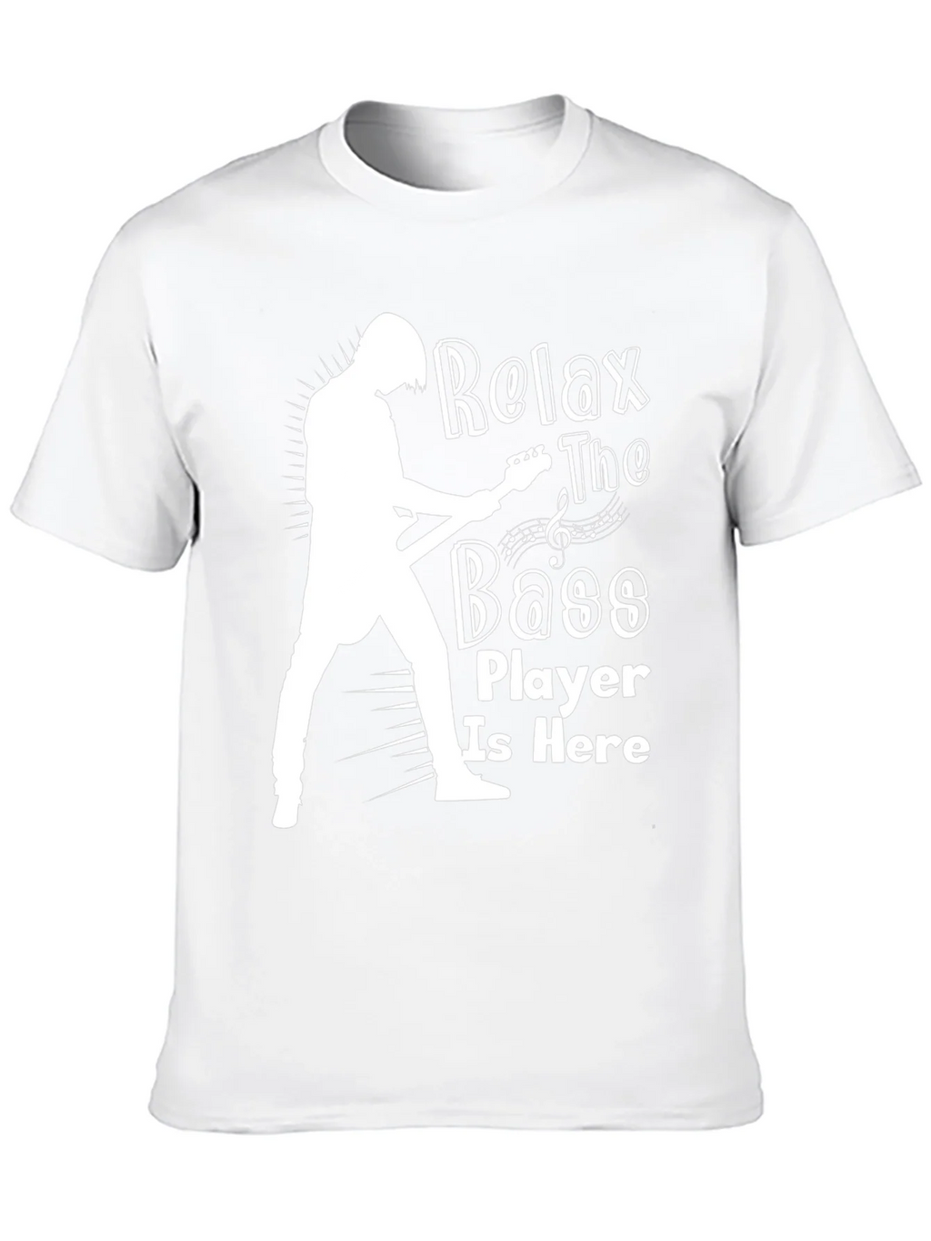 Relax The Bass Player Is Here Black T-Shirt product image 9