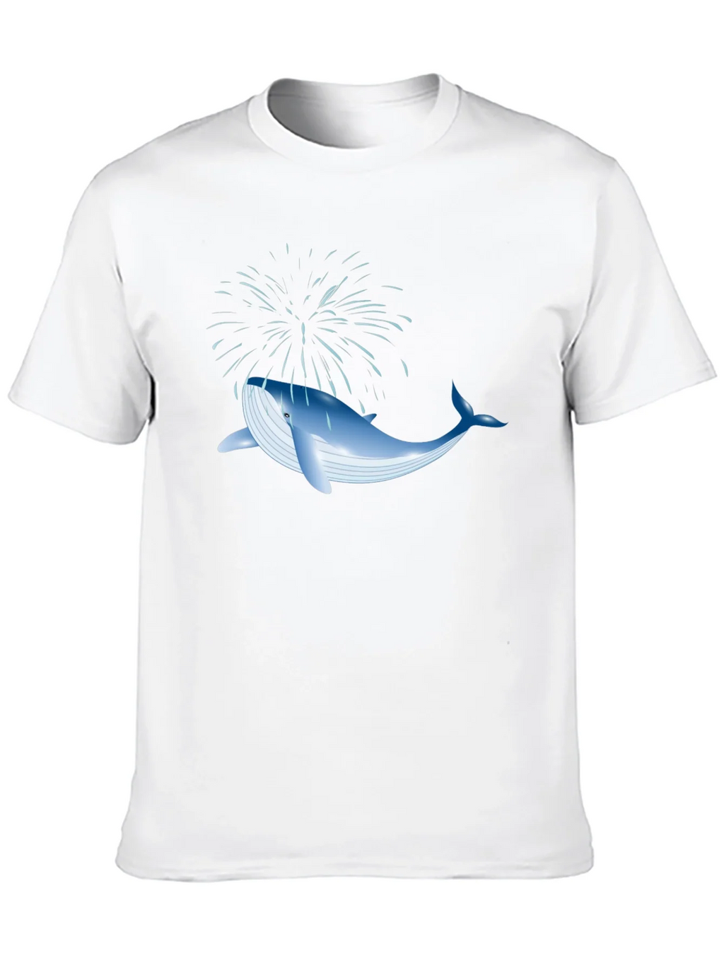 Whale Fireworks Graphic Tee - Black Cotton Blend product image 9