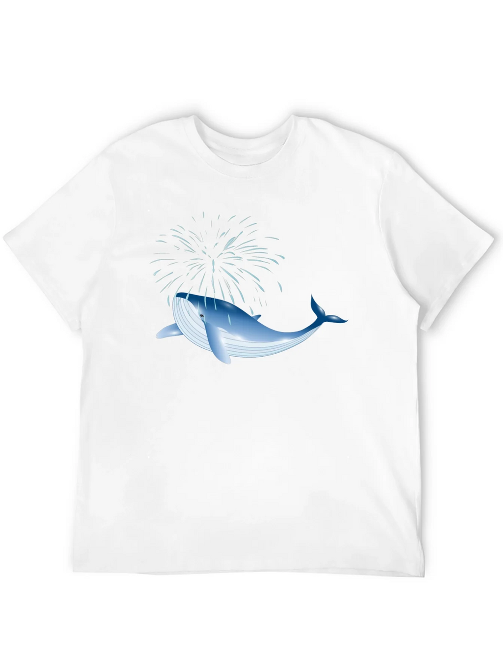 Whale Fireworks Graphic Tee - Black Cotton Blend product image 11