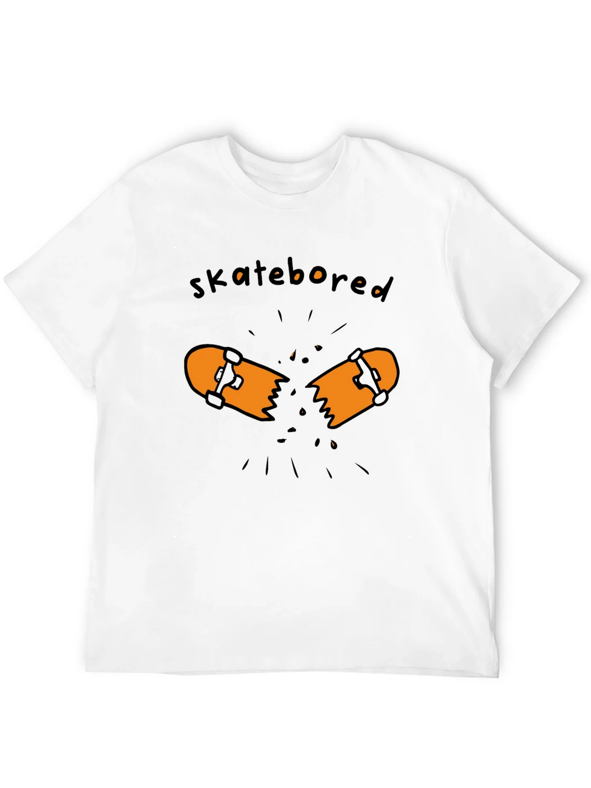 Skatebored Graphic Tee - Black product image 1