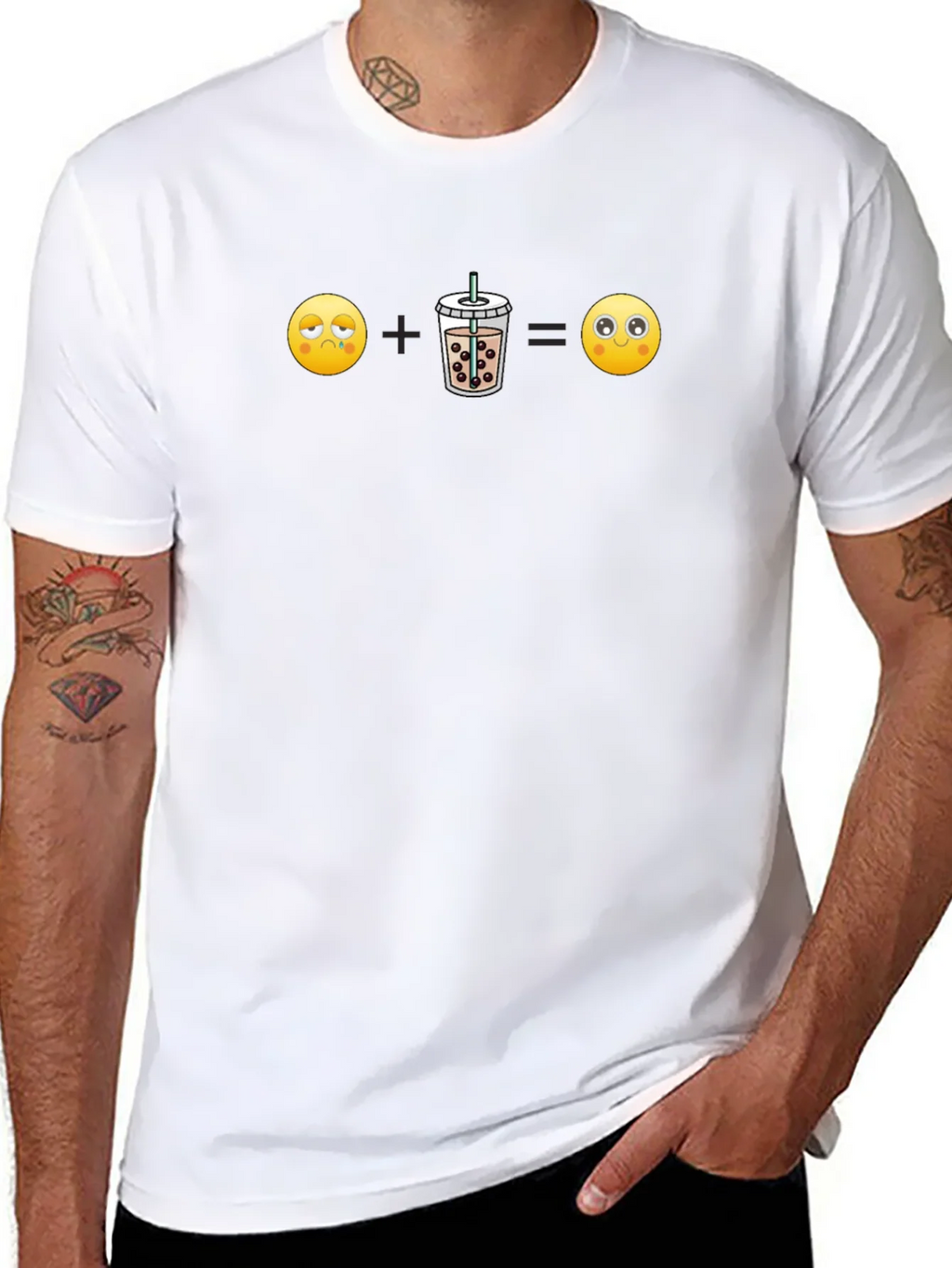 Boba Tea Equation Graphic Tee - Black product image 7