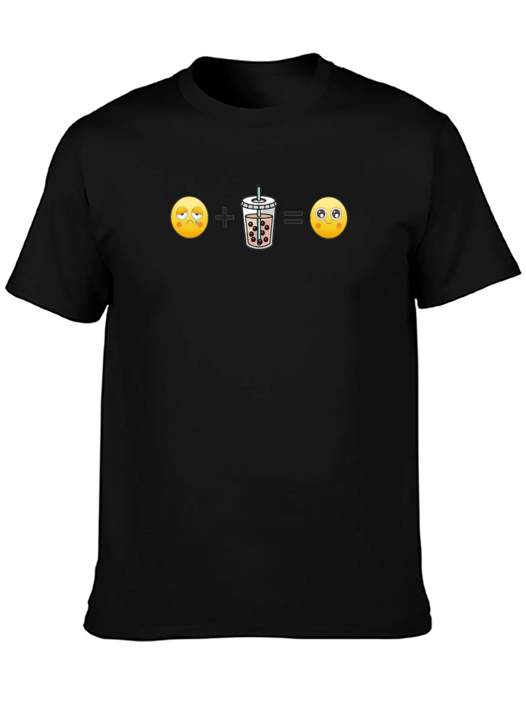 Boba Tea Equation Graphic Tee - Black product image 3