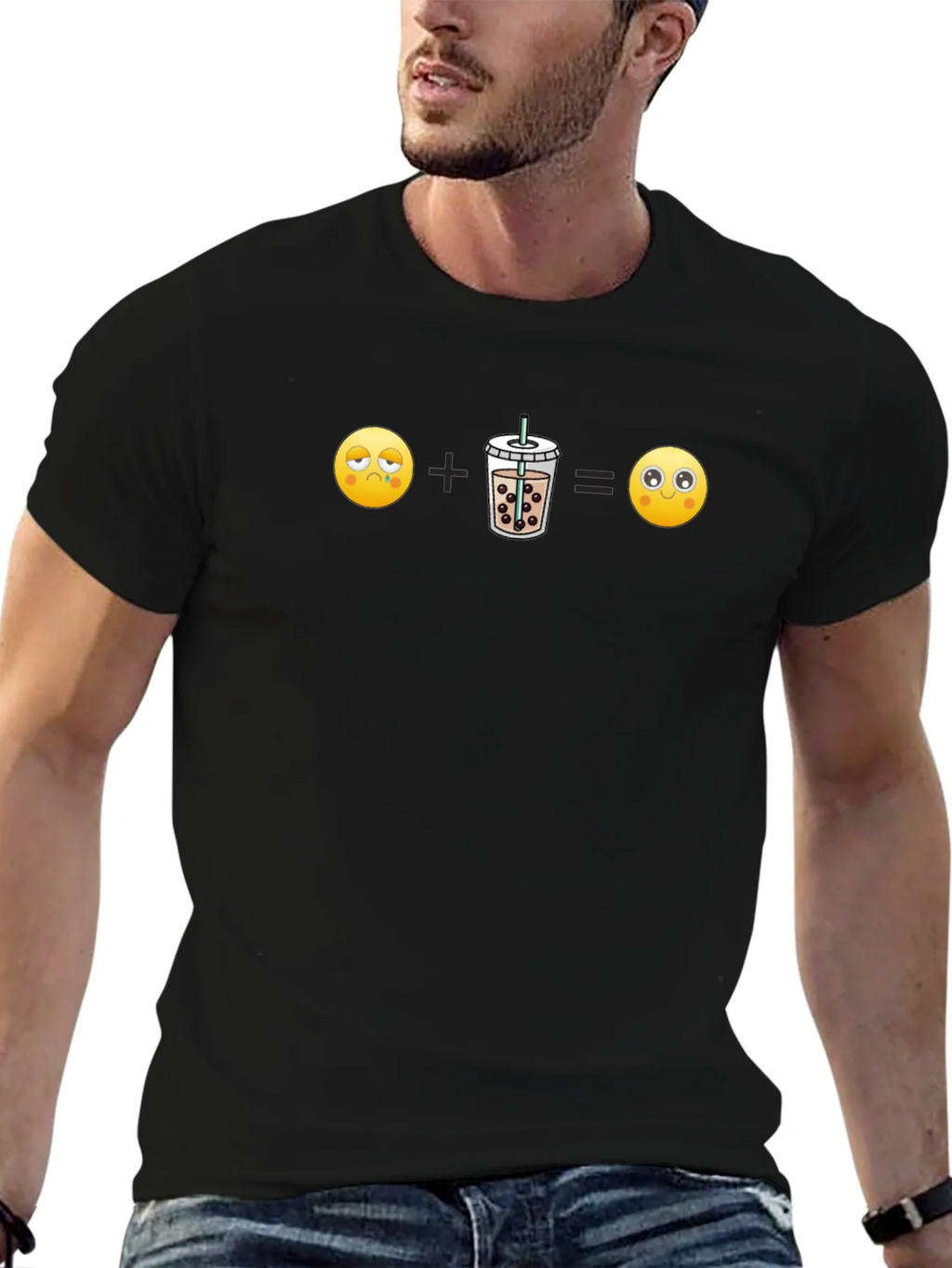 Boba Tea Equation Graphic Tee - Black product image 6